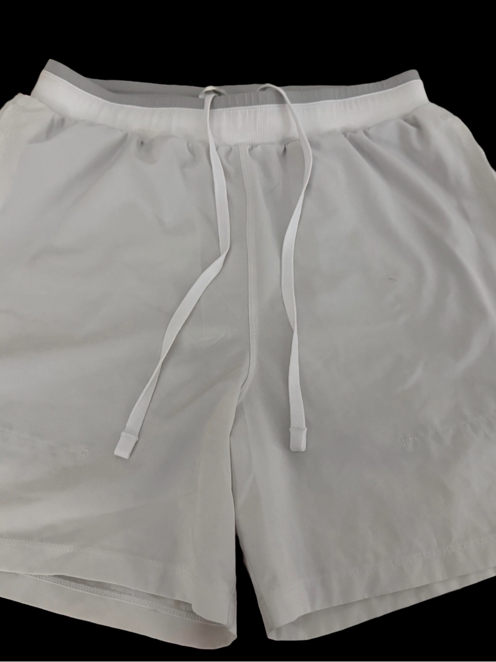 Fabletics White Men's Athletic Drawstring Shorts